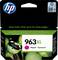 'HP 963XL Magenta inktcartridge. Bespaart tot 2x meer pagina's. Verpakking toont vlinder op groene bladeren.'