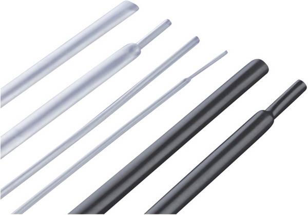 Hongshang 10493 Krimpkous zonder lijm Transparant 12.70 mm 6.40 mm Krimpverhouding:2:1 per meter