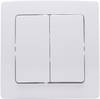 Kopp Free Control 822101217 2-kanaals Wandschakelaar Arctisch-wit