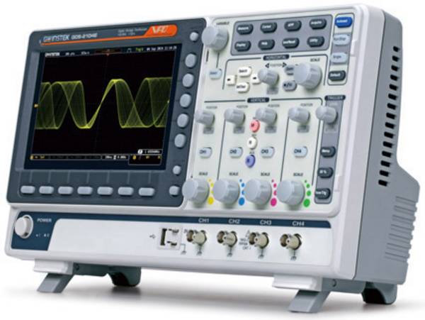 GW Instek GDS-2104E Digitale oscilloscoop 100 MHz 4-kanaals 1 GSa/s 8 Bit 1 stuk(s)
