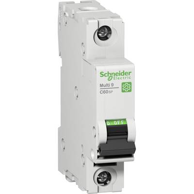 Schneider Electric veiligheidsschakelaar, model Multi 9 C60SP, toont de stand 'UIT'.