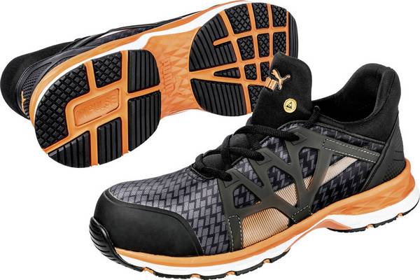 PUMA RUSH 2.0 MID 633870-47 Veiligheidsschoenen ESD S1P Schoenmaat (EU): 47 Zwart, Oranje 1 stuk(s)