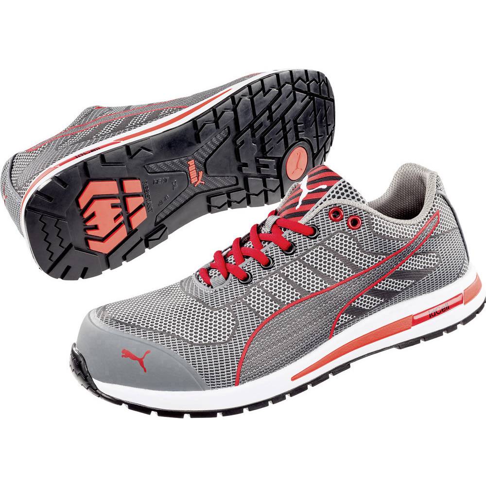 Puma Safety Xelerate Knit Low S1P 643070 - Grijs/Rood - 42