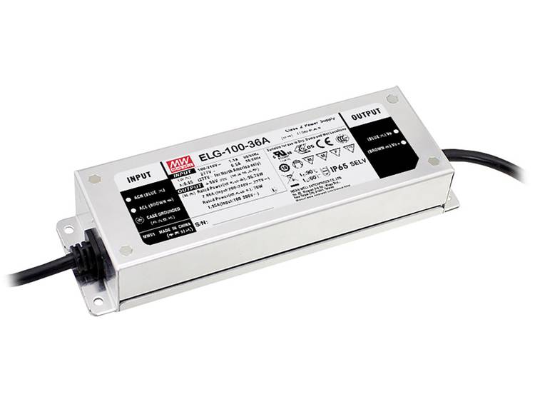 LED-driver 21.6 26.4 V-DC 96 W 2 4 A Constante spanning Mean Well ELG-100-24AB-3Y