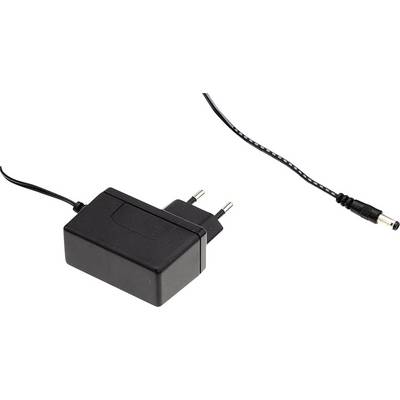 Zwart netsnoer met Europese stekker en dun snoer, geschikt voor elektronische apparaten.