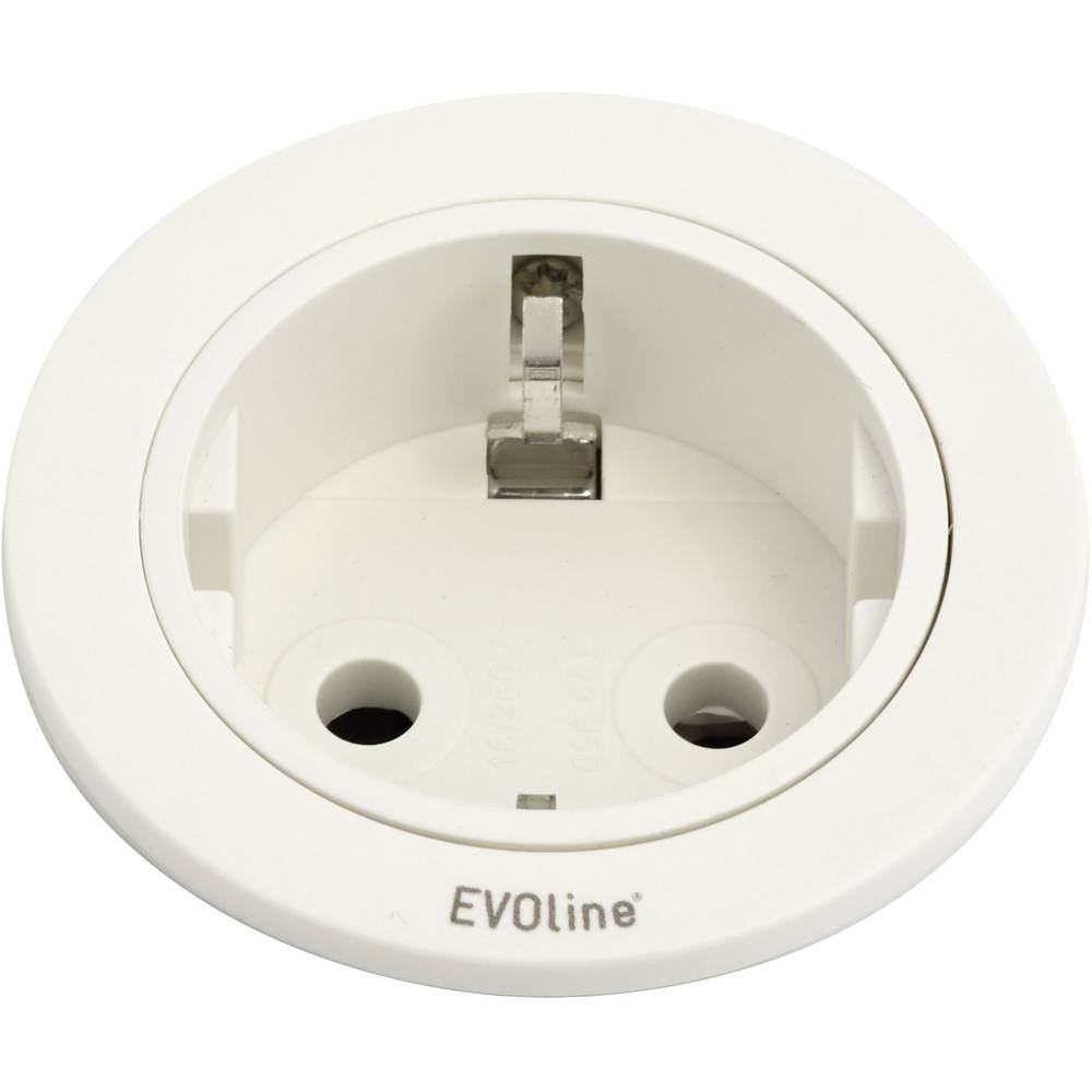 EVOline 159280004300 Built-in socket strip 1x White 1 pc(s)