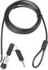 Dicota Laptopslot Sleutelslot Extra reservesleutel 2 m Security T-Lock Pro, Single (3 x 7 mm slot)