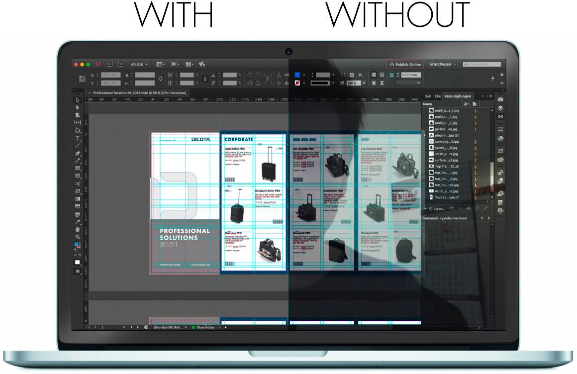 Dicota Antiverblindingsfilter Laptop 39,1 cm (15,4") D31023-1