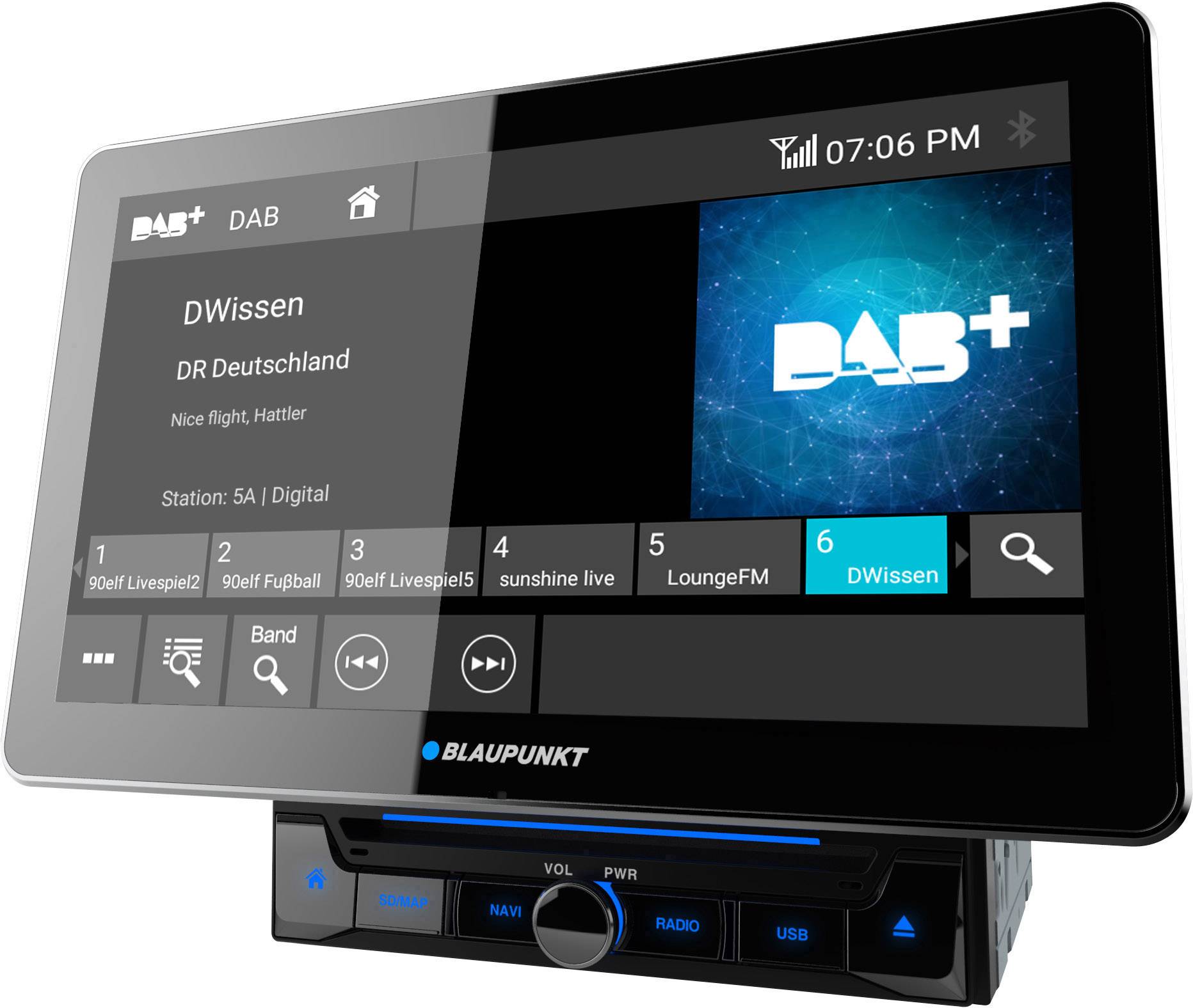 Autoradio Met Scherm Dubbel DIN Blaupunkt Rome 990 DAB NAV CAR | Conrad.nl