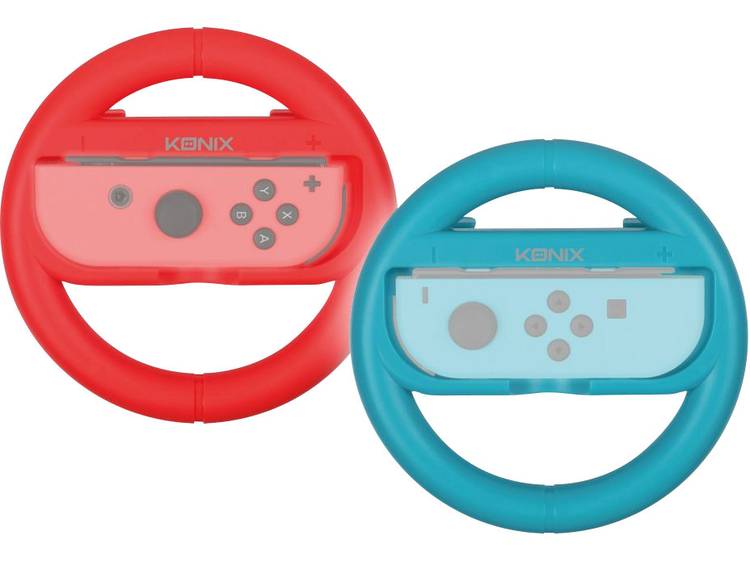 Stuur Konix Steering Wheels Nintendo Switch Rood, Blauw