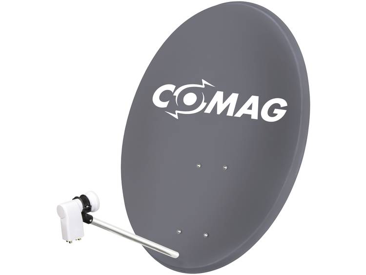 Comag 100129 Satellietset zonder receiver 80 cm Reflectormateriaal: Staal Zwart