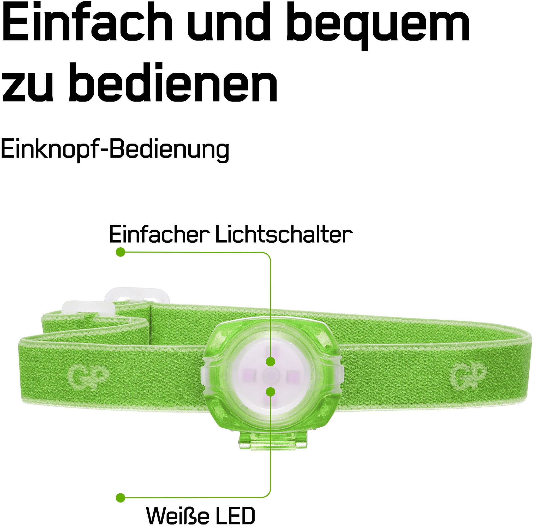 GP Discovery CH31 Hoofdlamp LED werkt op batterijen 40 lm 6 h-1