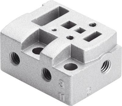 FESTO Aansluitplaat 197183 MHA1-AS-3-M3 0 tot 8 bar Schroefdraad (buiten) M3 1 stuk(s)