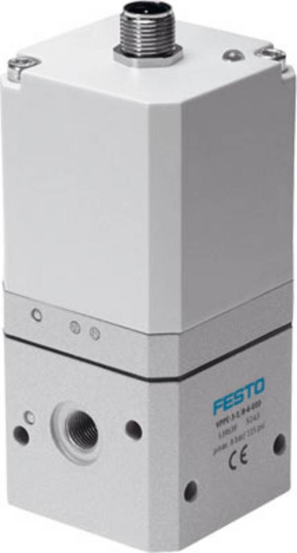 FESTO 539639 Proportioneel drukregelventiel VPPE-3-1/8-6-010 G 1/8, G 1/9  Materiaal (behuizing) Aluminium kneedlegering  1 stuk(s)
