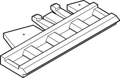 FESTO Plaatjeshouder VMPA1-ST-2-4 544384 1 stuk(s)
