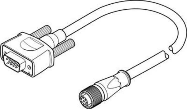 FESTO NEBM-M12G8-E-10-S1G9 550749 Encoderkabel 1 stuk(s)