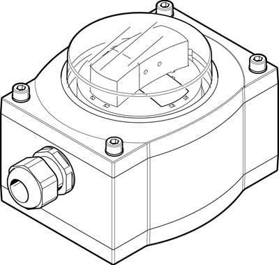 FESTO Sensorbox Inductief SRAP-M-CA1-GR270-1-A-TM20 568238 NAMUR