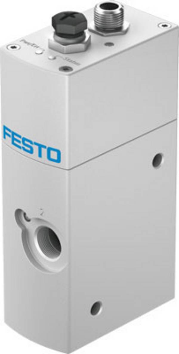 FESTO 8041715 Proportioneel doorstroomregelventiel VPCF-6-L-8-G38-10-A4-E-EX2 G 3/8, G 3/8  Materiaal (behuizing) Aluminium kneedlegering Afdichtmateriaal FPM, HNBR 1 stuk(s)