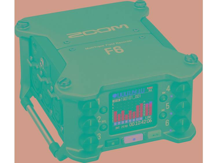 Zoom F6 Audiorecorder Zwart