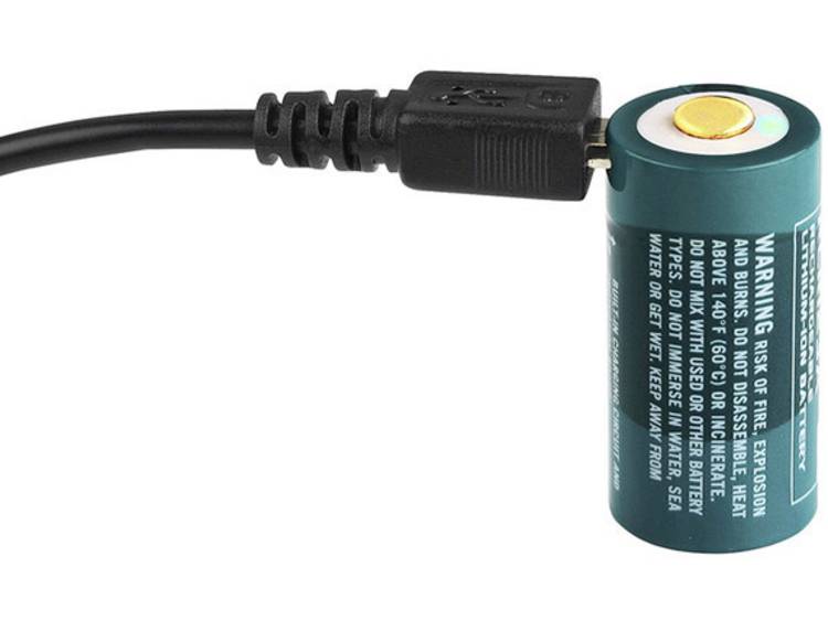 OLight ORBC-163CO6 Speciale oplaadbare batterij 16340 Li-ion 3.7 V 650 mAh