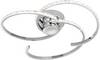 WOFI 9566.03.01.6000 KANSAS LED-plafondlamp 27 W Chroom