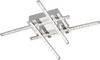 WOFI 9566.04.01.6500 KANSAS LED-plafondlamp 26 W Chroom