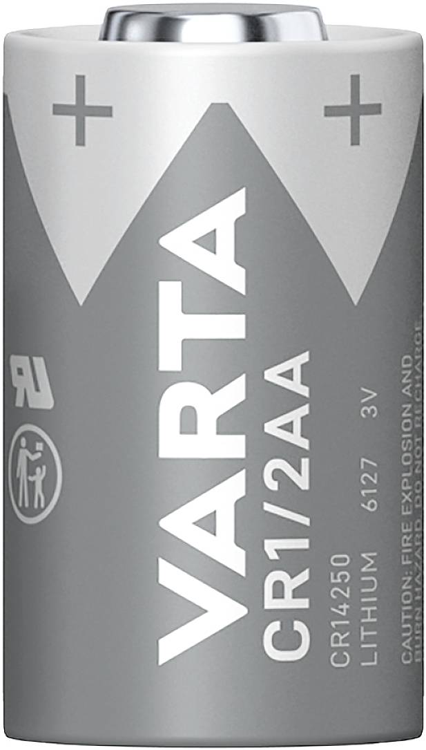 Varta LITHIUM Cylindr. CR1/2AA Bli 1 Speciale batterij CR 1/2 AA Lithium 3 V 950 mAh 1 stuk(s)