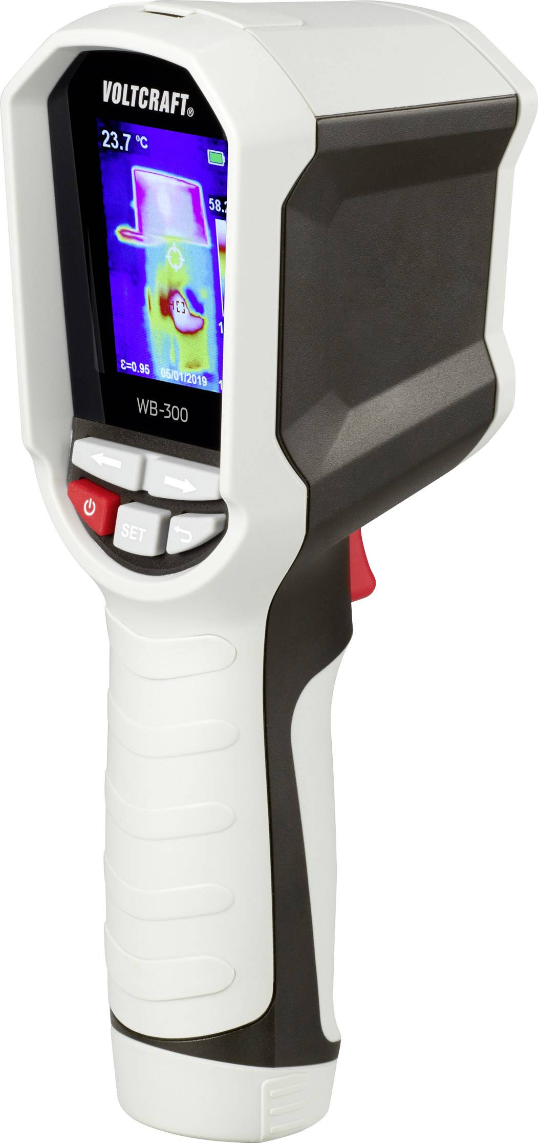 VOLTCRAFT WB-300 Warmtebeeldcamera -10 tot 400 °C 160 x 120 Pixel 9 Hz Uiterst robuust, Tot 2 m valveilig, Met PC-analys-3