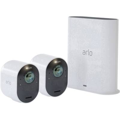ARLO Ultra VMS5240 VMS5240-100EUS IP-Bewakingscameraset WiFi  Met 2 camera's 3840 x 2160 Pixel  