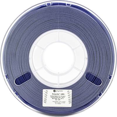 Polymaker 70639  Filament ABS kunststof Geurarm 1.75 mm 1 kg Blauw PolyLite 1 stuk(s)