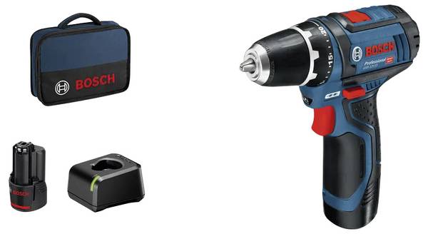 Bosch Professional GSR 12V-15 060186810F Accu-schroefboormachine  12 V  Li-ion Incl. 2 accu's