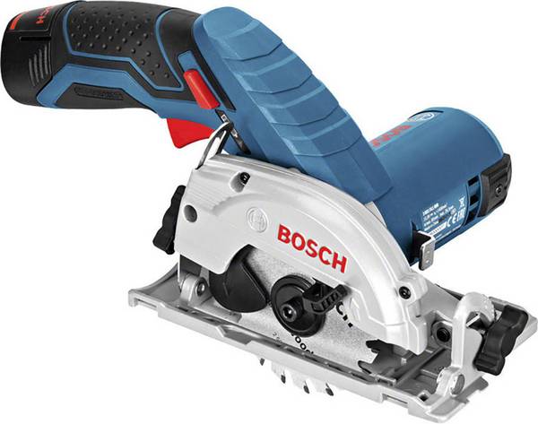 Bosch Professional GKS 12V-26 2x3 Ah L-BOX Accu-cirkelzaag Zaagdiepte 90° (max.) 26.5 mm  Incl. koffer, Incl. accu, Incl. lader  12 V 3 Ah