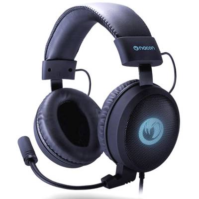 Nacon GH-300SR Over Ear headset  Gamen Kabel Virtual Surround Zwart  Afstandsbediening, Volumeregeling, Microfoon uitsch