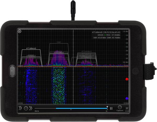 Oscium wipry2500x Spectrumanalyzer Fabrieksstandaard (zonder certificaat) 5.85 GHz Handapparaat