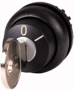 Eaton 111772 M22S-WRS-MS2 Sleutelknop Kunststof frontring Sleutel Zwart Sleutel-ontgrendeling 1 stuk(s) Piece
