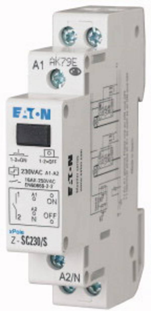 Eaton Z-SC240/3S Stroomstootschakelaar DIN-rail 3x NO 240 V/AC 16 A 2500 VA 1 stuk(s)