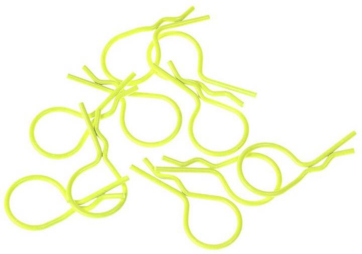 XCeed 1:10 Bodyklemmen Geel (fluorescerend) 1 stuk(s)