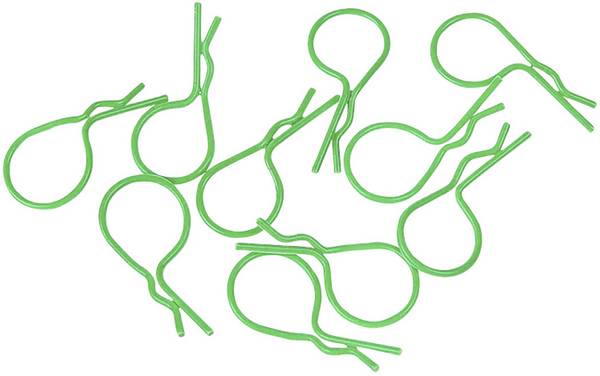 XCeed 1:10 Bodyklemmen Groen (fluorescerend)  1 stuk(s)