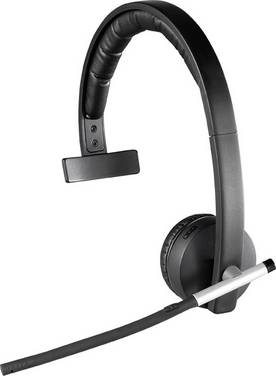 Logitech Mono H820e On Ear headset  Radiografisch, Kabel, DECT Mono Meerdere kleuren  Microfoon uitschakelbaar (mute) Computer