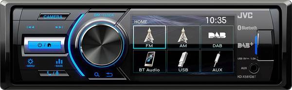 JVC KD-X561DBT zonder DAB-ant.