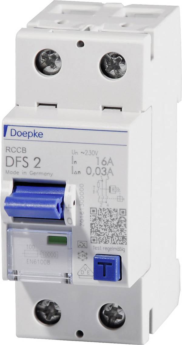 Doepke 09134601 DFS2 040-2/0,03-A 2polig 40/0,03A Aardlekschakelaar  A   2-polig 40 A 0.03 A 230 V