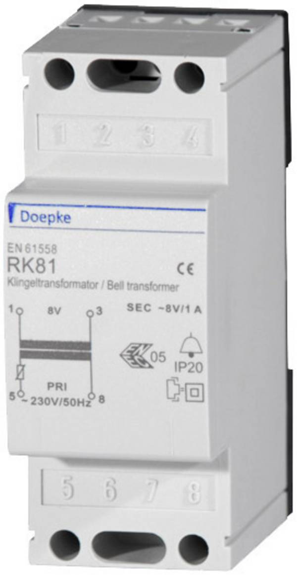 Doepke 09980085 Beltransformator 4 V, 8 V, 12 V 3 A