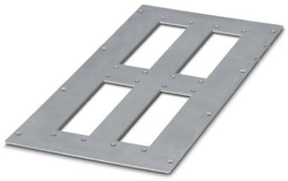 Phoenix Contact 1415243 Module schijf Adapterplaat RVS, NBR Zilver-grijs 1 stuk(s)