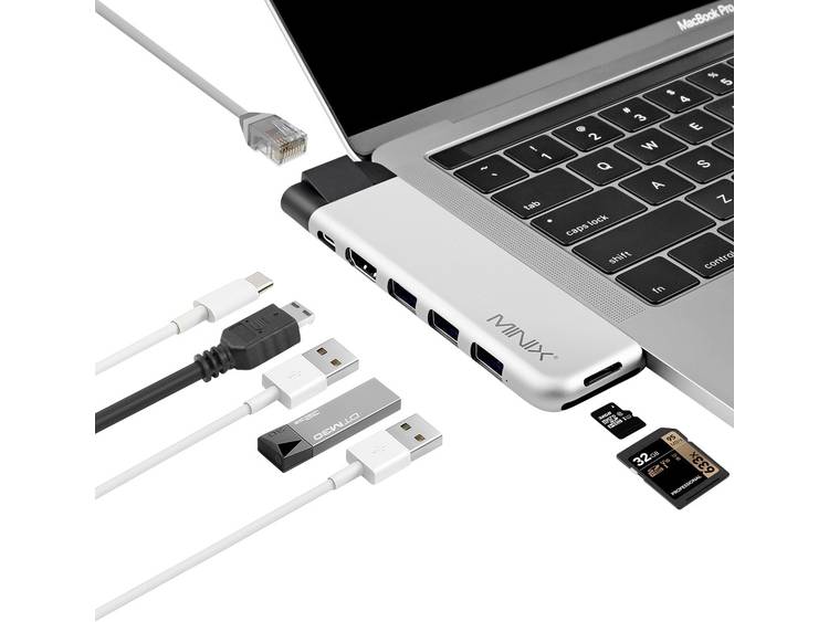 Minix Laptopdockingstation Geschikt voor merk: Apple Incl. laadfunctie