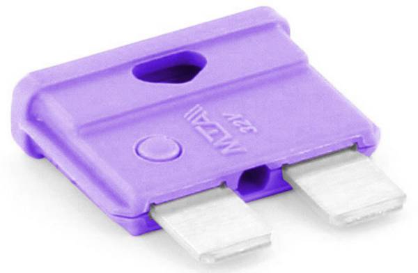 TRU COMPONENTS  8551184 Standaard steekzekering (auto) 3 A Violet 1 stuk(s)