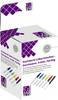 TRU COMPONENTS Assortiment laboratoriumconnectoren Stekker, recht Stift-Ø: 4 mm Zwart, Rood, Blauw, Geel, Groen 10 onderdelen