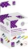 TRU COMPONENTS Assortiment laboratoriumconnectoren Stekker, recht Stift-Ø: 4 mm Zwart, Rood, Blauw, Geel, Groen 10 onderdelen