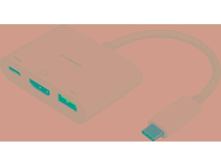 Vivanco USB 3.1, Video Adapter [1x USB-C stekker 3x HDMI-bus, USB 3.1 bus A, USB-C bus] CC UC UACHD