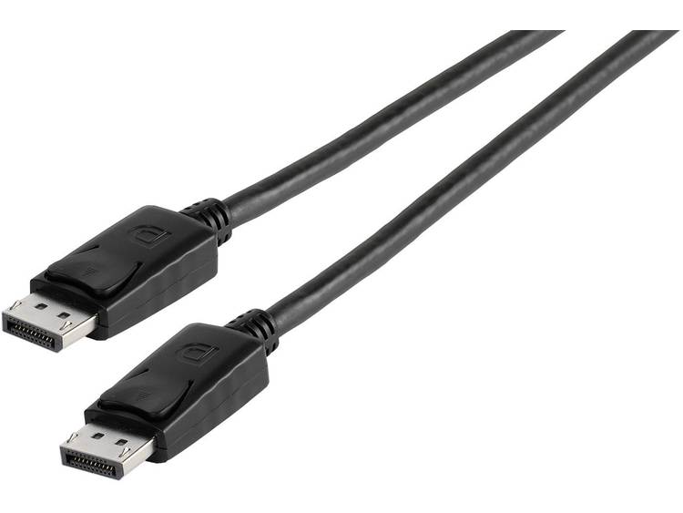 Vivanco DisplayPort Aansluitkabel [1x DisplayPort stekker 1x DisplayPort stekker] 3 m Zwart