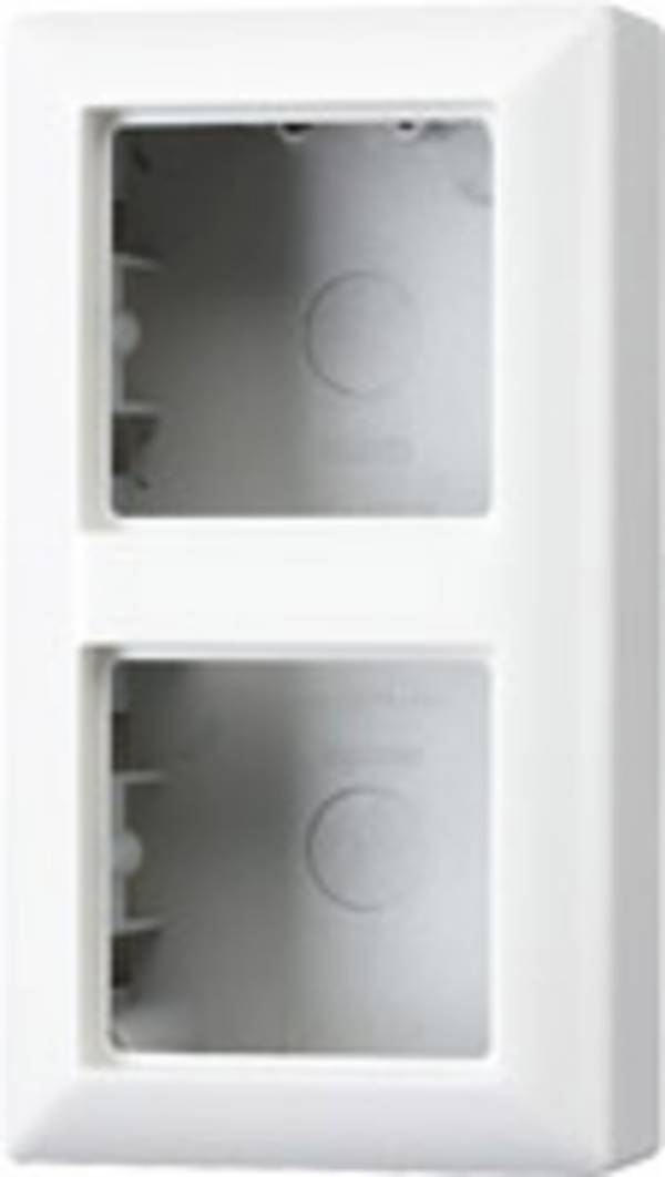 Jung AS582AWW Opbouwbehuizing Frame 2-voudig  Alpine-wit 1 stuk(s)